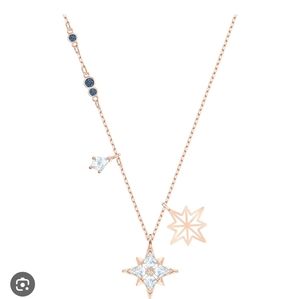 Swarovski Symbolic Star Pendant, White, Rose gold-tone plated # 5494352